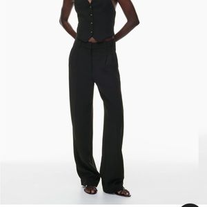Aritzia Wilfred The Effortless Pant Black Size 12